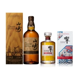 山崎 年度限定版 LIMITED EDITION 2022& 響 櫻花版 BLOSSOM HARMONY 2022 (一組兩支)