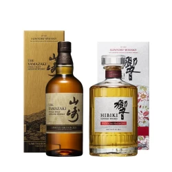 山崎 年度限定版 LIMITED EDITION 2021 & 櫻花響 威士忌 BLOSSOM HARMONY 2021 (一組兩支)