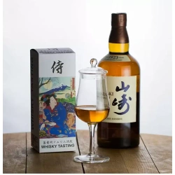 日式無鉛水晶 藝妓-侍 威士忌聞香杯附蓋品酒杯
