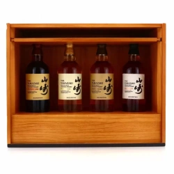 Alternative view of 山崎yamazaki whiskey2022年限量版「職魂之作」套組 (含木座) 700ml*4