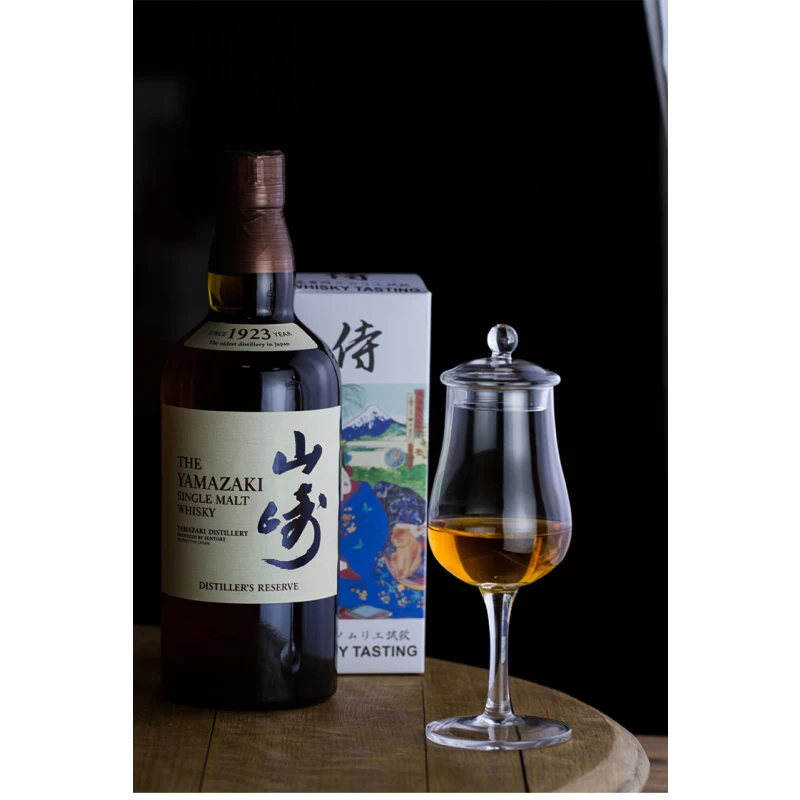 日式無鉛水晶 藝妓-侍 威士忌聞香杯附蓋品酒杯：圖片 2