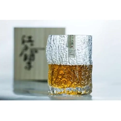 日式手工 無鉛水晶 江戶硝子-藏月杯(原裝木盒)：圖片 5