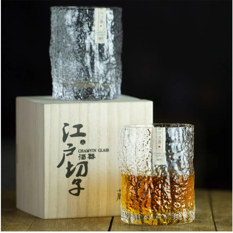 日式手工 無鉛水晶 江戶硝子-藏月杯(原裝木盒)