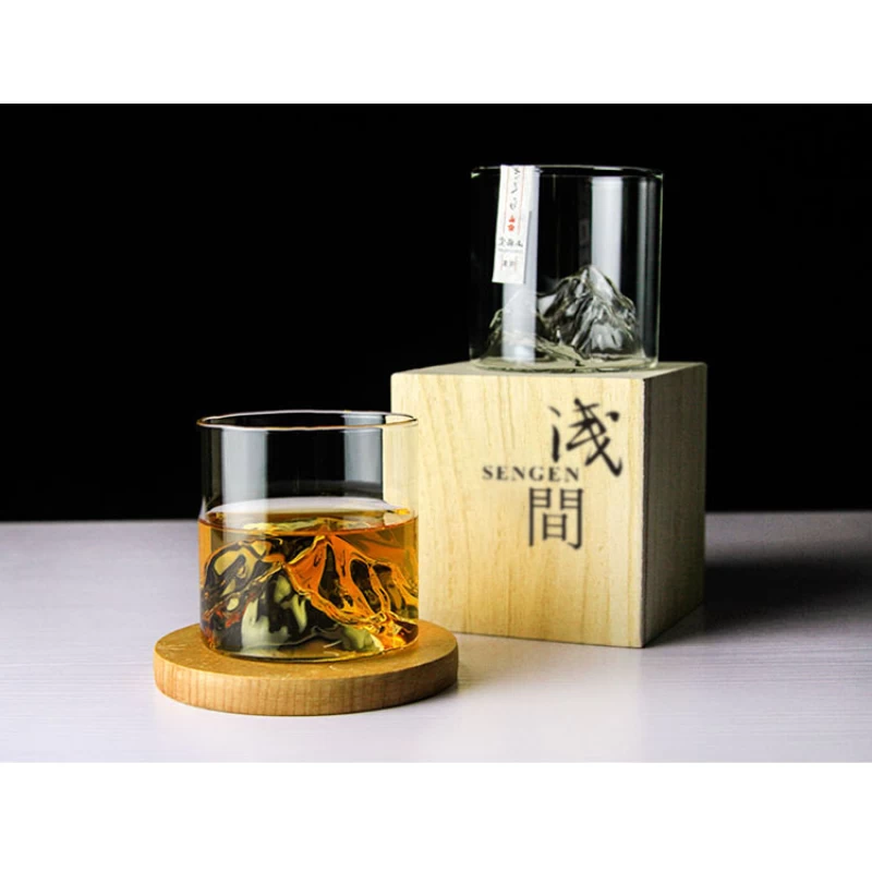 CHAMVIN 日式 淺間富士山杯(原裝木盒)：圖片 5