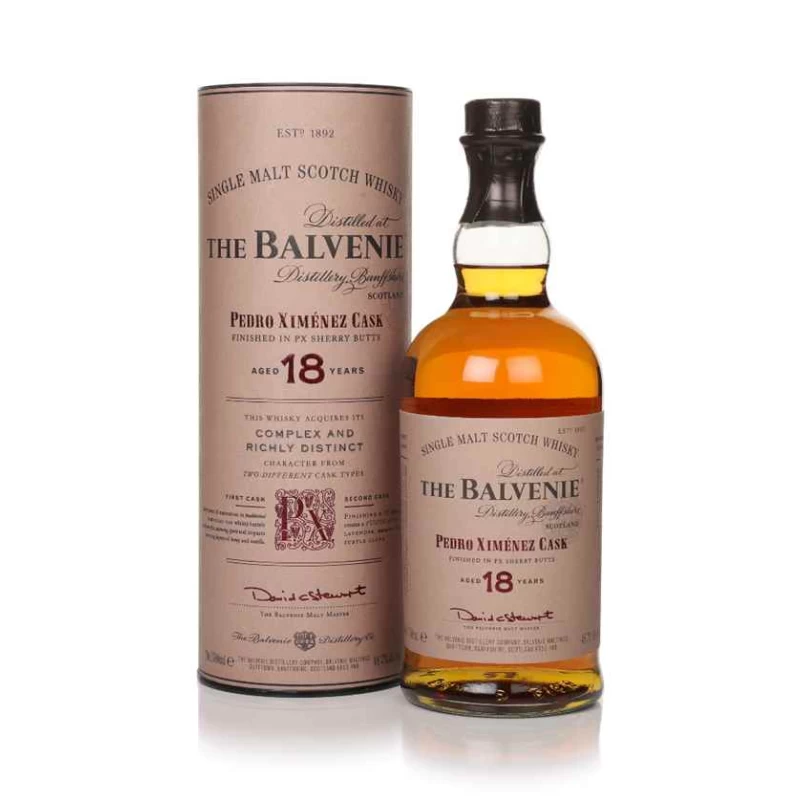 百富18 PX雪莉桶單一純麥威士忌700ml Balvenie18Y PX CASK