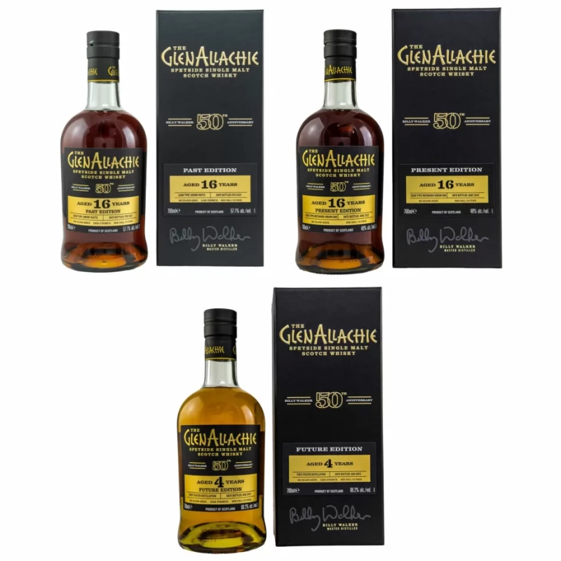 艾樂奇50周年紀念版三入套組(過去、現在、未來) Glenallachie - Billy Walker 50th Anniversary SET