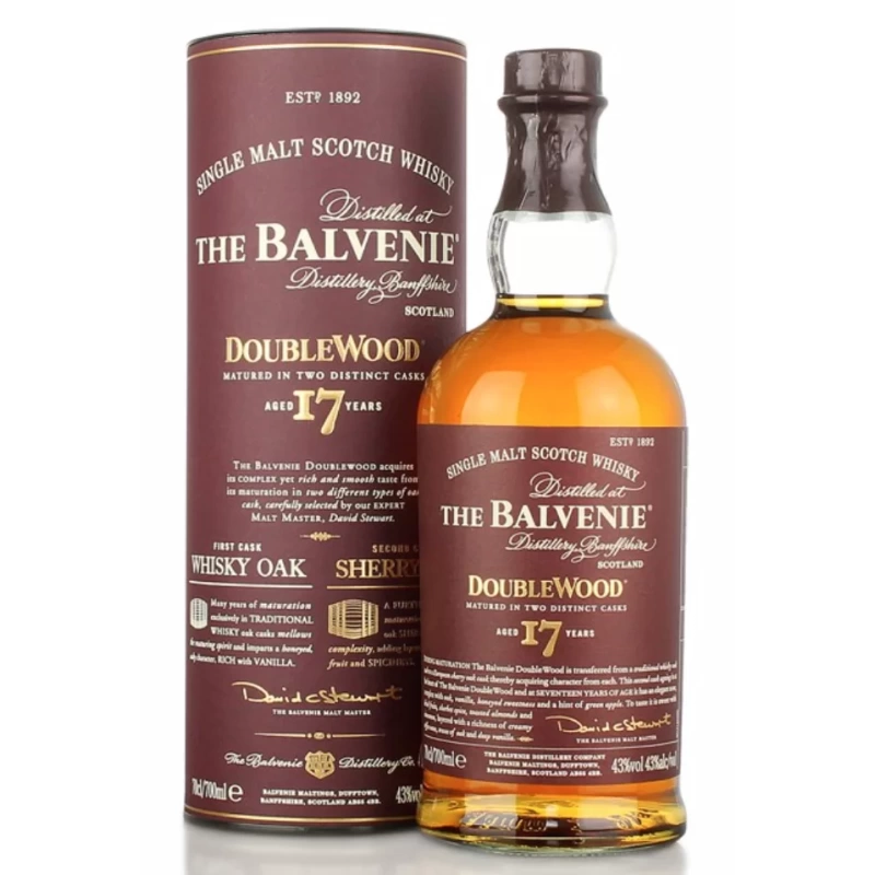 百富17年雙桶 BALVENIE 17Y 單一麥芽威士忌(已絕版停產品)