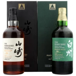 山崎18年 100周年&白州18年 100周年紀念套組(平行)