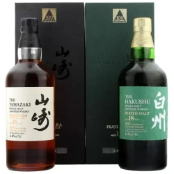 山崎18年 100周年&白州18年 100周年紀念套組(平行)