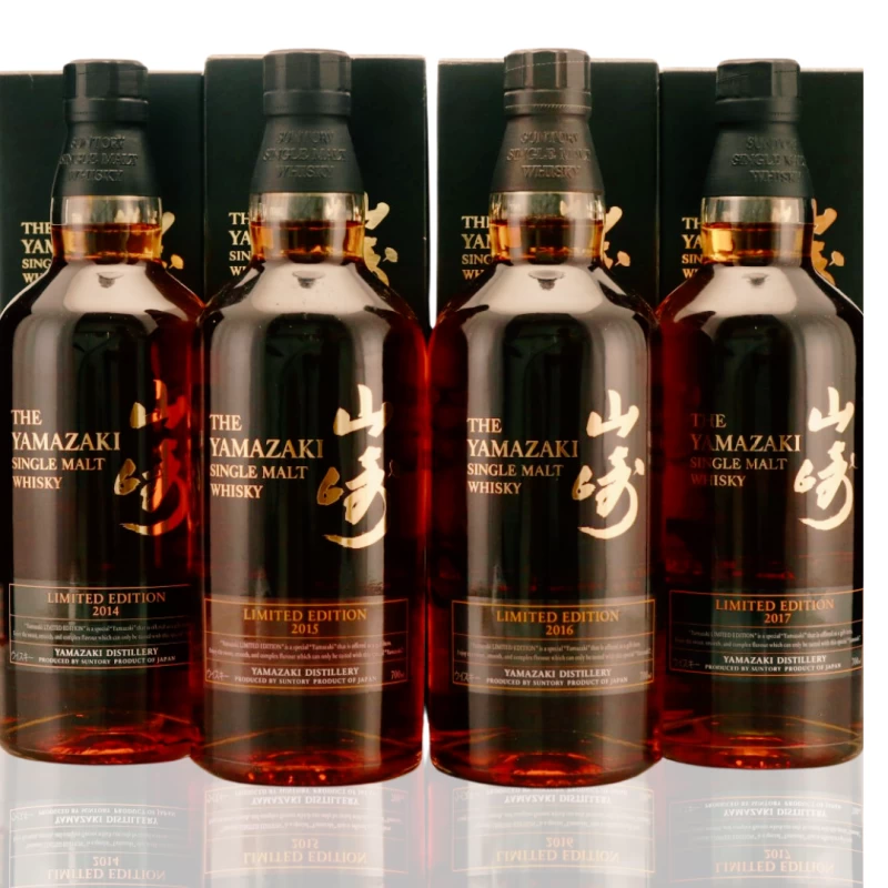 山崎2014-2017年 絕版套組 Yamazaki 2014 to 2017 Limited Edition single malt whisky