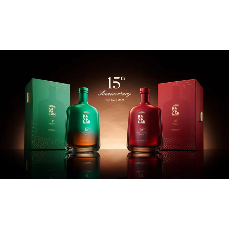 (預購) 噶瑪蘭 十五週年紀念酒款(一套兩支) KAVALAN 15th anniversary