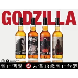 哥吉拉 威士忌限量聯名款 蘇格蘭調和威士忌 (一組四款各一支)