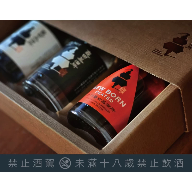 龜田 三入套組 三金紀念款木質式樣紙盒 200ML三入組 (首席釀酒師簽名版)：圖片 4