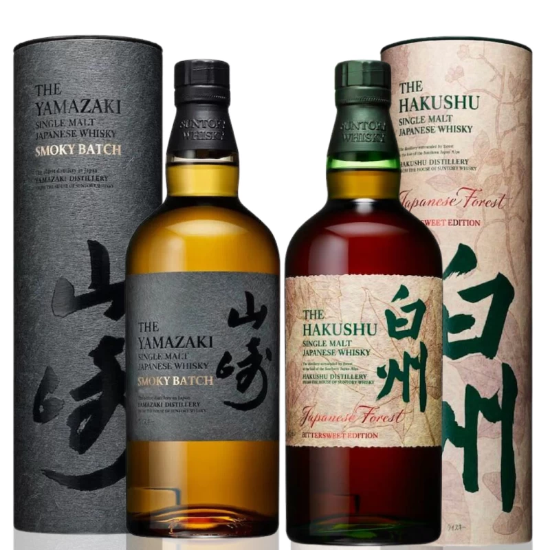 山崎Smoky 第二版Batch The Second& 白州 Japanese Forest Bittersweet Edition 機場限定版