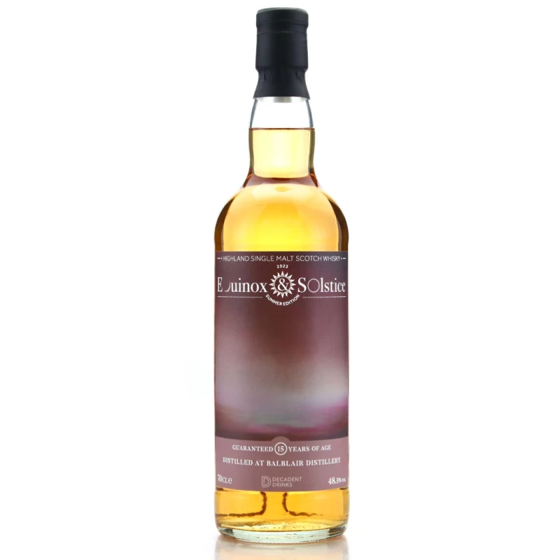 Equinox&Solstice Balblair15Y Summer Edition 2023威士忌海綿 四季系列 夏至- 巴布萊爾 15年蘇格蘭單一麥芽威士忌(頹廢飲料)：圖片 2