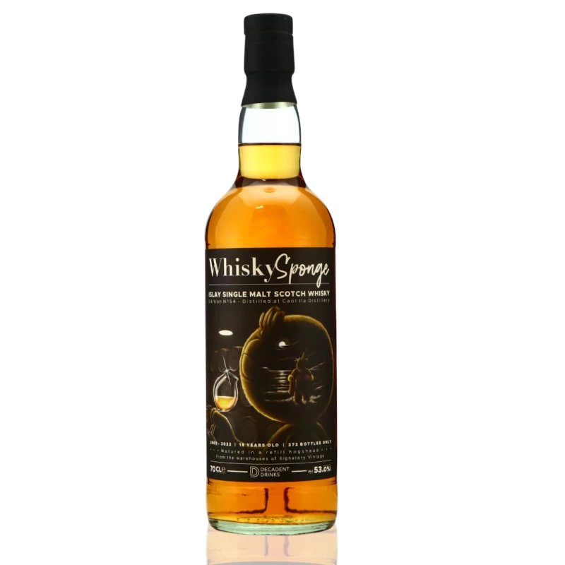 Whisky Sponge Caol Ila 2003 Edition No.54 威士忌海綿 卡爾里拉18年單一麥芽威士忌(頹廢飲料)：圖片 2