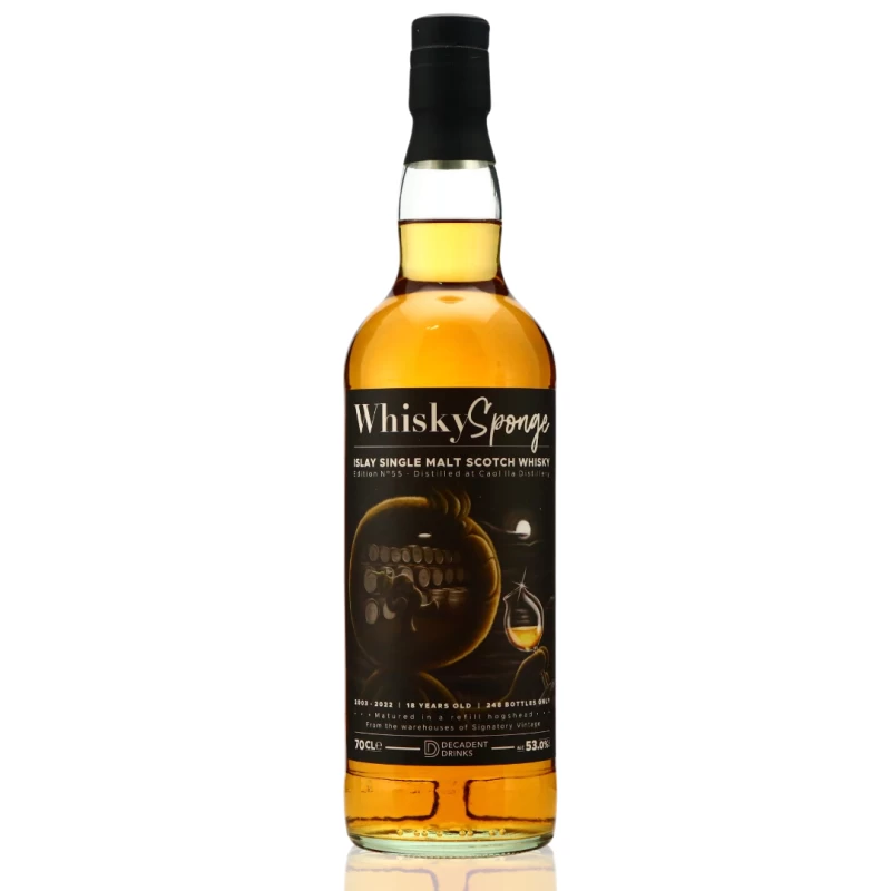 Whisky Sponge Caol Ila 2003 Edition No.55威士忌海綿 卡爾里拉18年單一麥芽威士忌(頹廢飲料)：圖片 2