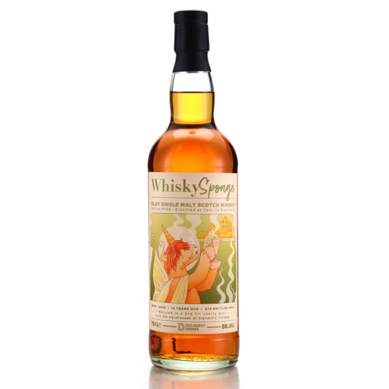 Whisky Sponge Caol Ila 2009 Edition No.66威士忌海綿 卡爾里拉12年單一麥芽威士忌(頹廢飲料)：圖片 2