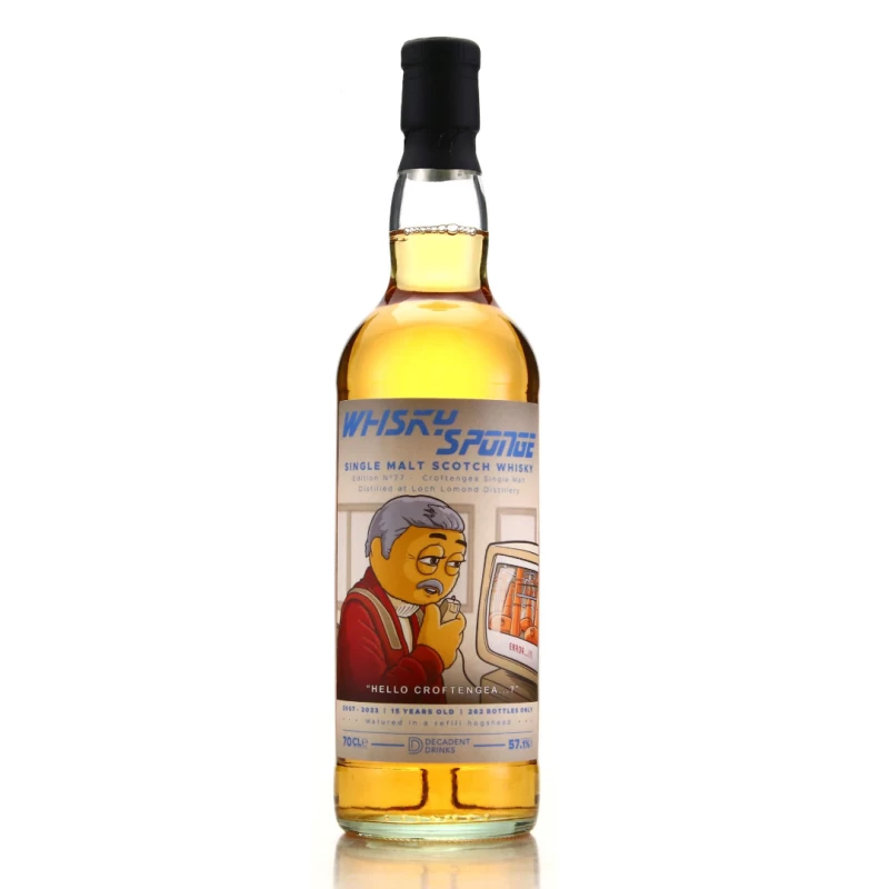 Whisky Sponge Croftengea15y Edition No.77威士忌海綿 克福敦吉15年單一麥芽威士忌(頹廢飲料)：圖片 2