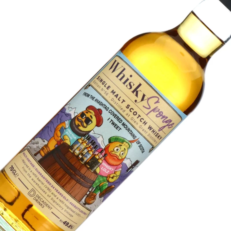 Whisky Sponge Glen Grant 24y Edition No.56 威士忌海綿 格蘭冠24年單一麥芽威士忌(頹廢飲料)