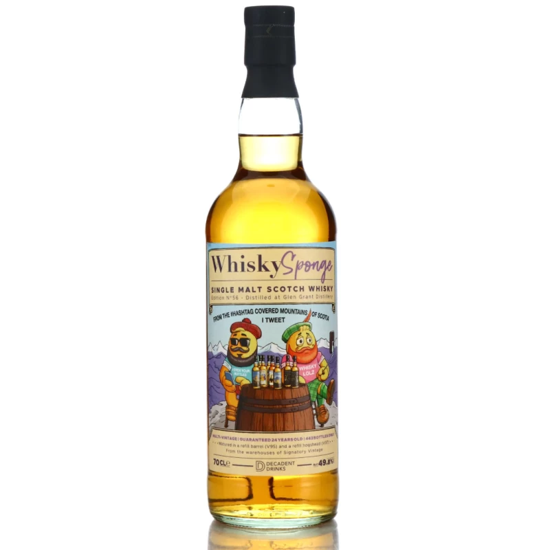Whisky Sponge Glen Grant 24y Edition No.56 威士忌海綿 格蘭冠24年單一麥芽威士忌(頹廢飲料)：圖片 2