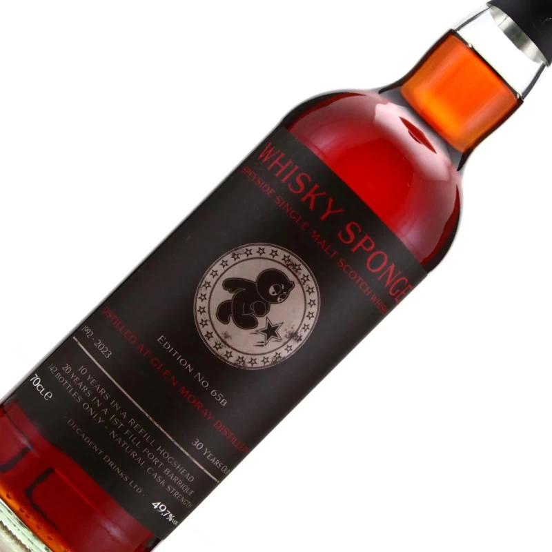 Whisky Sponge Glen Moray1992Edition No.65b威士忌海綿 格蘭莫雷 30年單一麥芽威士忌(頹廢飲料)