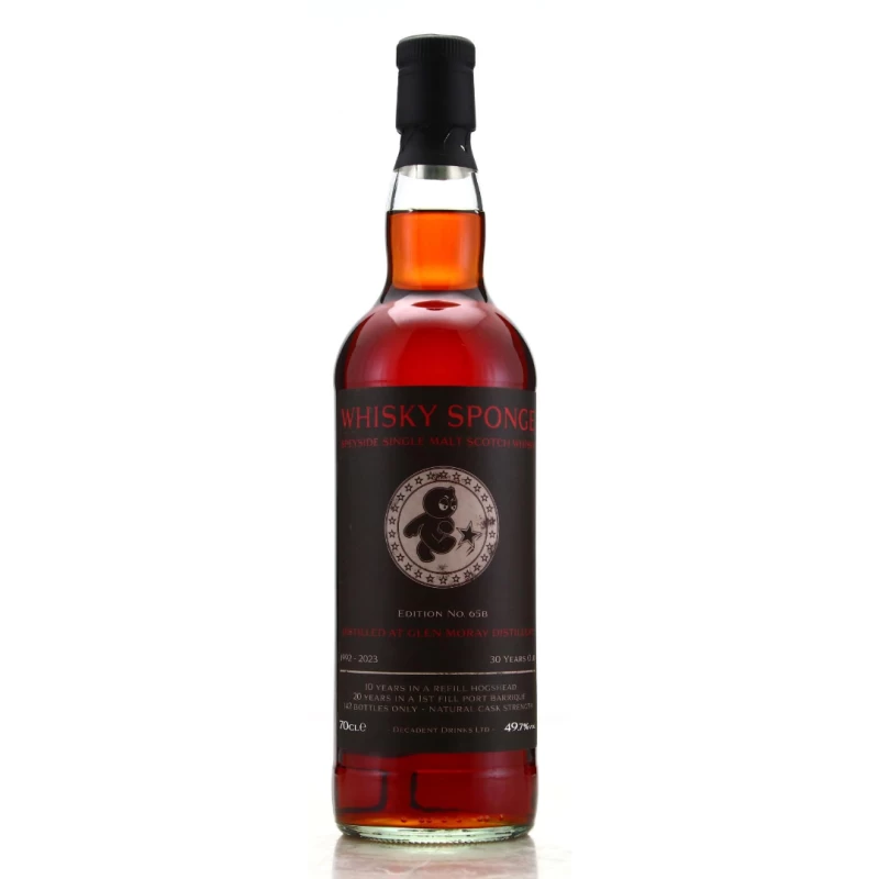 Whisky Sponge Glen Moray1992Edition No.65b威士忌海綿 格蘭莫雷 30年單一麥芽威士忌(頹廢飲料)：圖片 2