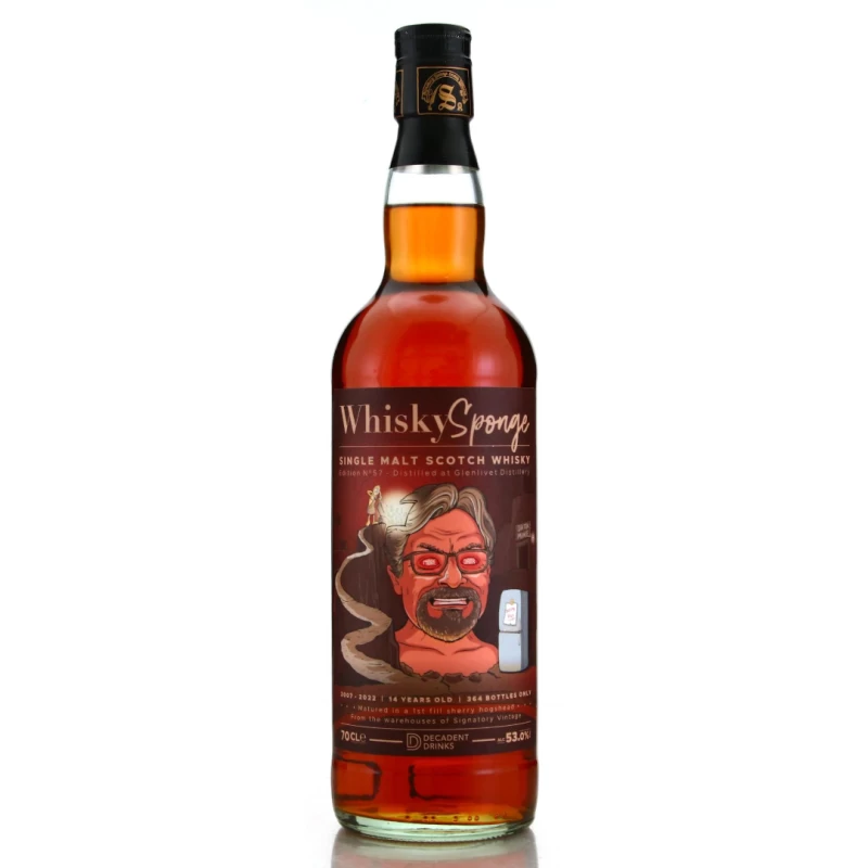 Whisky Sponge Glenlivet 2007 Edition No.57 威士忌海綿 格蘭利威14年單一麥芽威士忌(頹廢飲料)：圖片 2