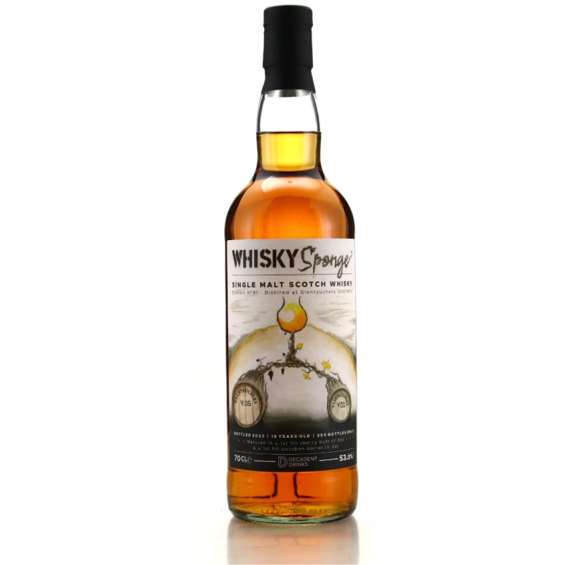 Whisky Sponge Glentauchers18y Ed.81威士忌海綿 格蘭道奇 18年蘇格蘭單一麥芽威士忌 (頹廢飲料)：圖片 2