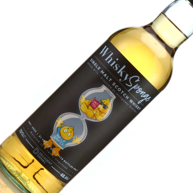 Whisky Sponge Inchgower2001 No.71威士忌海綿 英尺高爾 21年單一麥芽威士忌(頹廢飲料)