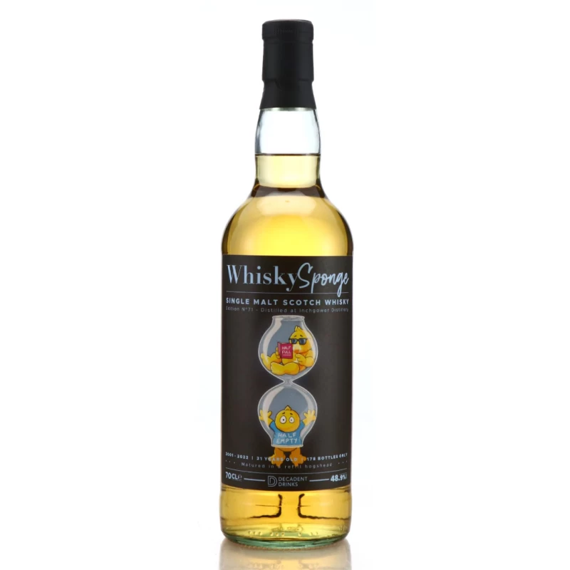 Whisky Sponge Inchgower2001 No.71威士忌海綿 英尺高爾 21年單一麥芽威士忌(頹廢飲料)：圖片 2