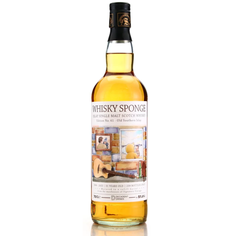 Whisky Sponge Islay1990 31y Edition No 61威士忌海綿 艾雷島秘密(拉弗格)31年單一麥芽威士忌(頹廢飲料)：圖片 2
