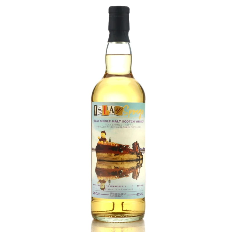Whisky Sponge Islay Part II Bunnahabhain Moine 2006  威士忌海綿 艾雷第2部 - 布那哈本 16年蘇格蘭單一麥芽威士忌(頹廢飲料)：圖片 2