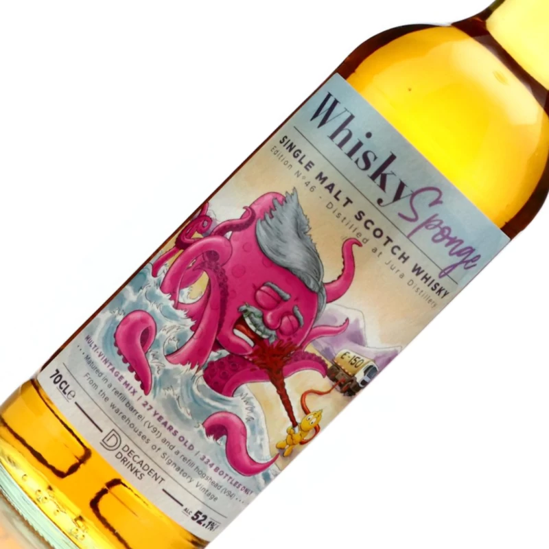 Whisky Sponge JURA 27y No.45  威士忌海綿 吉拉 27年 蘇格蘭單一麥芽威士忌 (頹廢飲料)