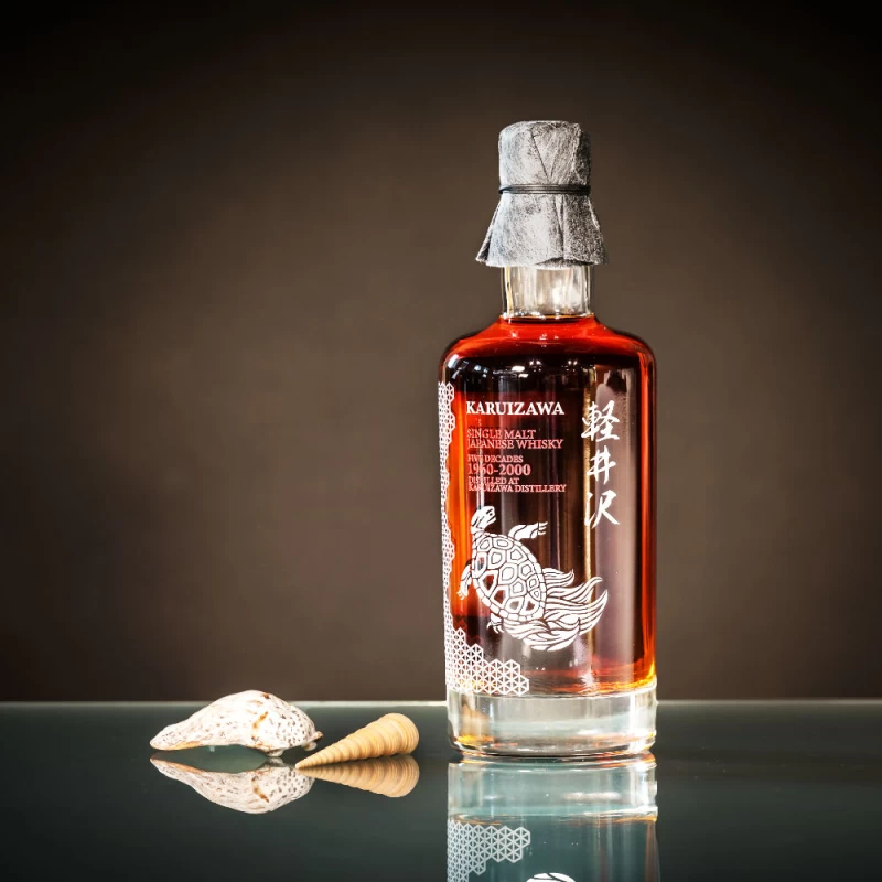 輕井澤 1960-2000年FIVE DECADES 黃金鶴、銀紋龜典藏原酒套組 KARUIZAWA FIVE DECADES 2 Bottles set：圖片 5