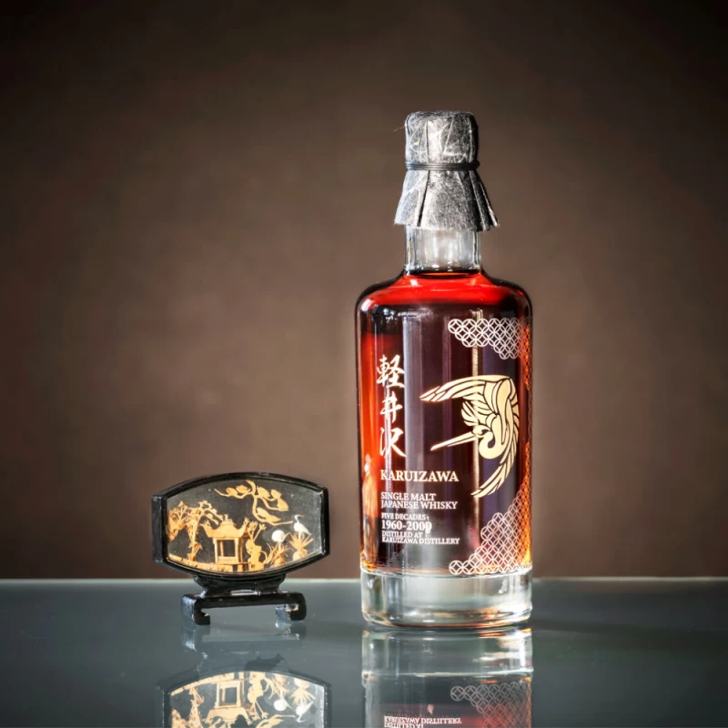 輕井澤 1960-2000年FIVE DECADES 黃金鶴、銀紋龜典藏原酒套組 KARUIZAWA FIVE DECADES 2 Bottles set：圖片 4
