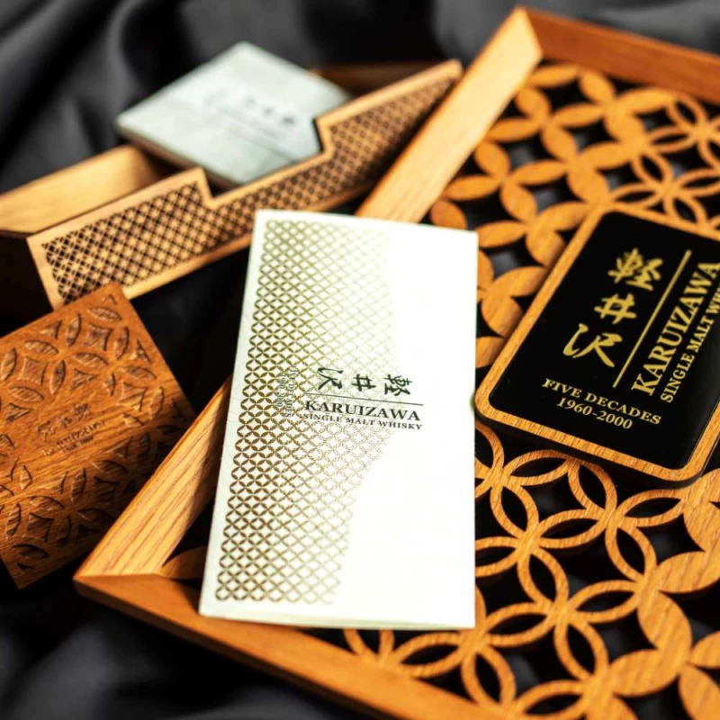 輕井澤 1960-2000年FIVE DECADES 黃金鶴、銀紋龜典藏原酒套組 KARUIZAWA FIVE DECADES 2 Bottles set：圖片 7