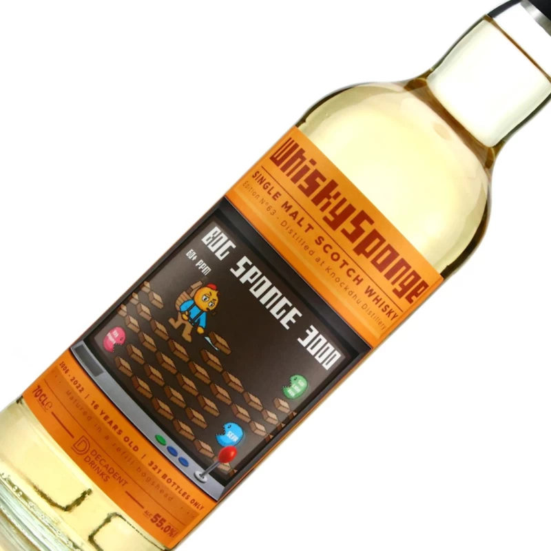 Whisky Sponge Knockdhu 2006 Edition No.63威士忌海綿 諾克杜 16年單一麥芽威士忌(頹廢飲料)