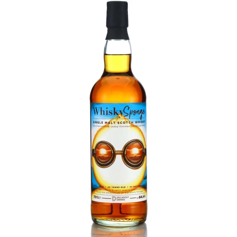 Whisky Sponge Fourth Secret Edition Ledaig 2001威士忌海綿 第四機密 里爵20年蘇格蘭單一麥芽威士忌(頹廢飲料)：圖片 2