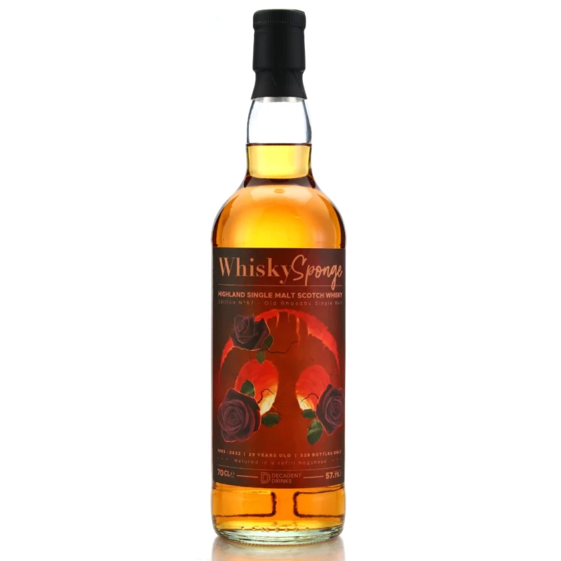 Whisky Sponge Old Rhosdhu 1993Edition No.67威士忌海綿 羅曼德湖 老羅斯度 29年單一麥芽威士忌(頹廢飲料)：圖片 2