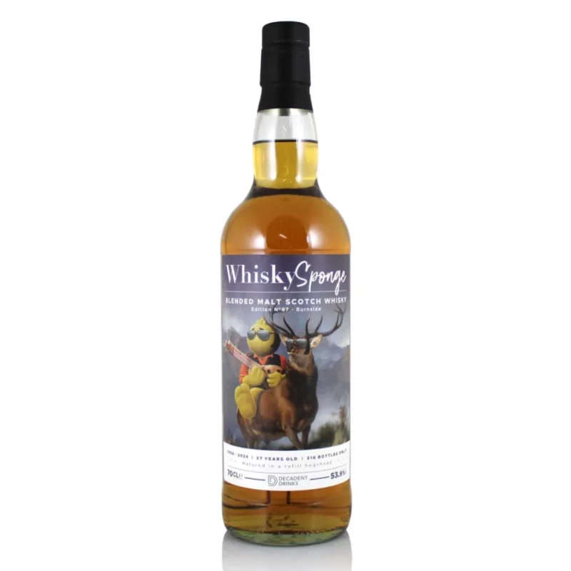 Whisky Sponge Burnside 1996-27 years old Ed.87 威士忌海綿 奔賽(百富)1996-27年 調和麥芽原酒(頹廢飲料)：圖片 2