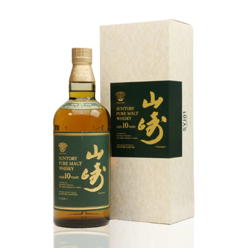 山崎10年綠標金花標版(水之卷/火之卷) YAMAZAKI 10Y Golden flower (green label)