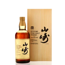 山崎12年 雙獅木盒珍藏版(1980年代末期版本) 750ml