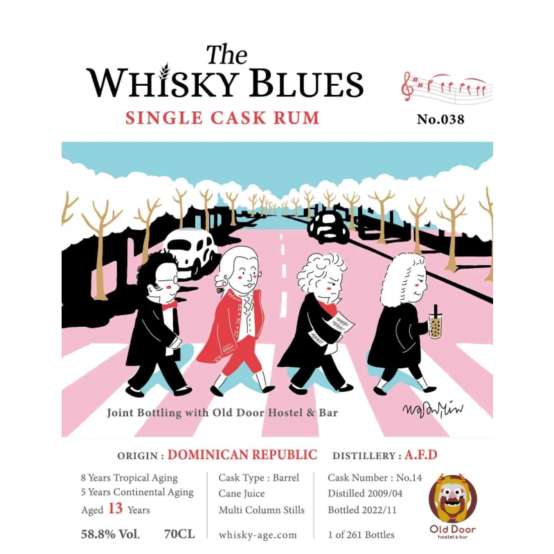 The Whisky Blues No.038 A.F.D. 2009 13yo Barrel 58.8% 威士忌藍調：圖片 2