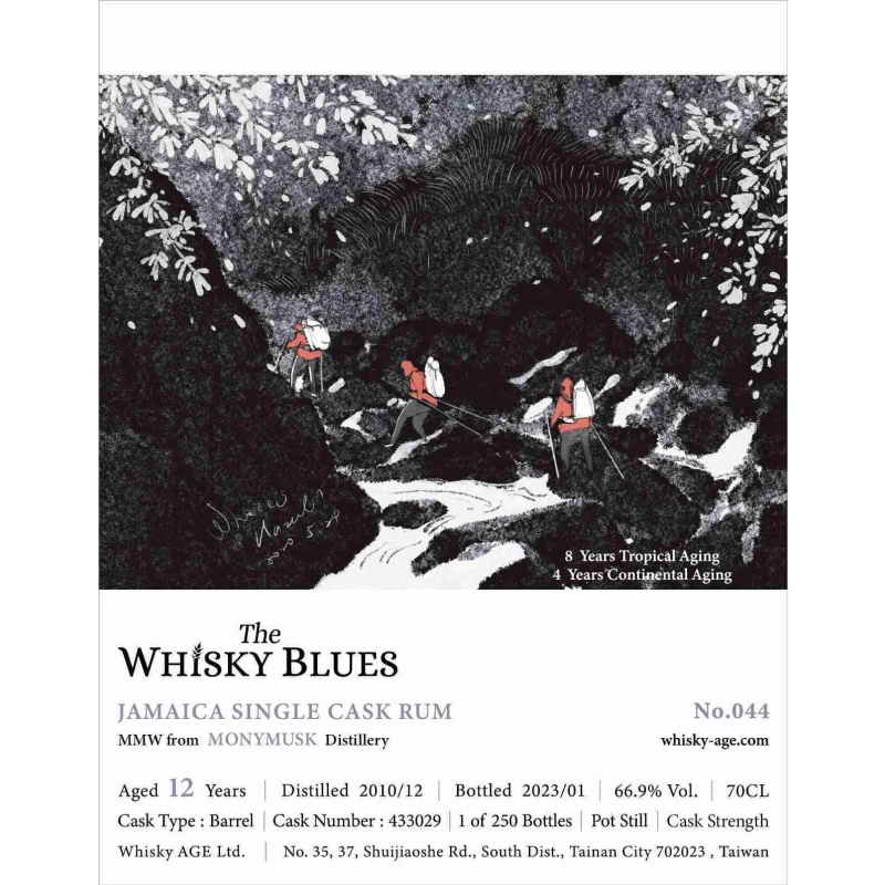 The Whisky Blues No.044 Jamaica Rum MMW Monymusk 2010 12yo Barrel 66.9% 威士忌藍調：圖片 2