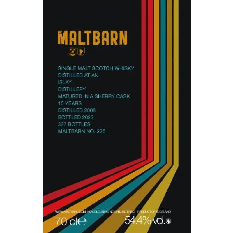 Maltbarn Single Islay Malt “Northern C” 2008 15yo Sherry Cask 54.4%：圖片 2