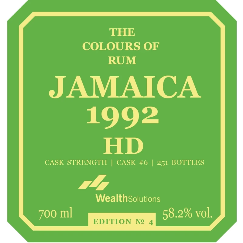 The Colours of Rum Jamaica edition No. 4 HD 29yo 58.2%：圖片 2