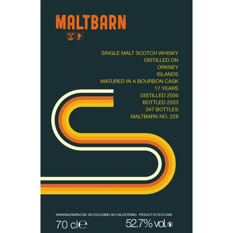 Maltbarn Orkney Single Malt 2006 17yo Bourbon Cask 52.7%：圖片 2