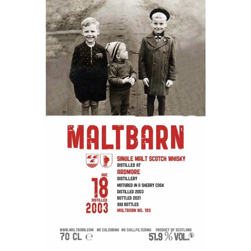 Maltbarn Ardmore 18yo 2003 Sherry 51.9%：圖片 2