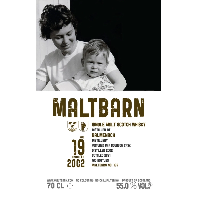 Maltbarn Balmenach 19yo 2002 Bourbon 55.0%：圖片 2
